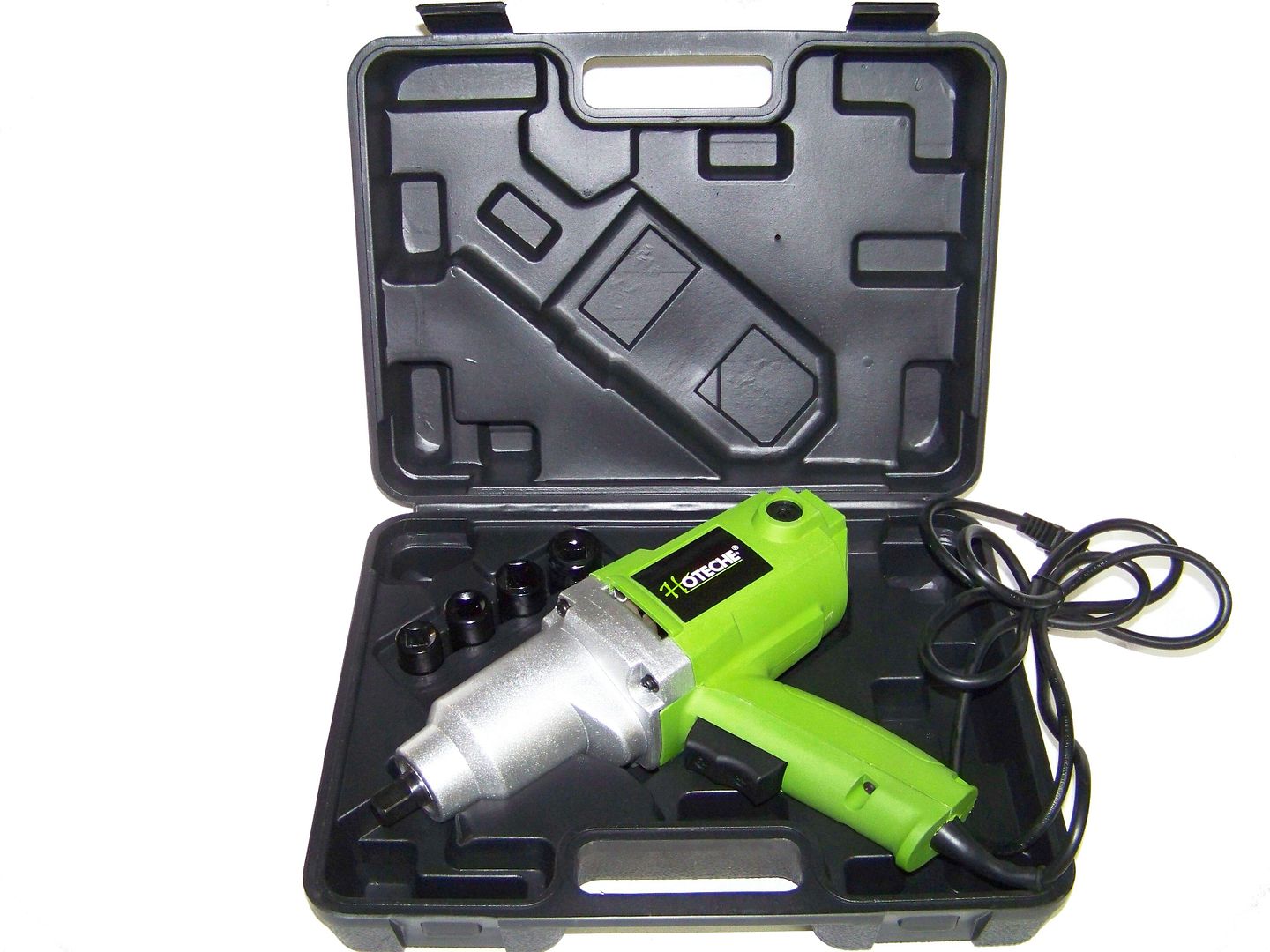 1/2" DR ELECTRIC IMPACT WRENCH WITH 4 SOCKETS REVERSIBLE TOOL WITH CASE